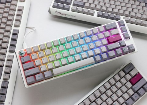 Ducky Ducky One 3 SF klawiatura Gaming USB QWERTZ Niemiecki Szary