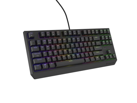GENESIS Klawiatura GENESIS Thor 230 TKL NKG-2077 Gaming USB QWERTY Czarny