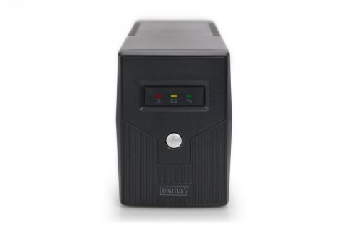 Digitus UPS Line-Ineractive LED BASIC, 600VA/360W, 1x12V/7Ah, AVR, 2x Schuko CEE 7/3