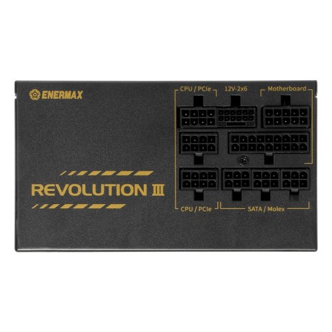 ENERMAX Enermax ERV1000G-AHG-MAC moduł zasilaczy 1000 W 20+4 pin ATX ATX Czarny