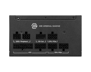 MSI MSI MAG A650GLS PCIE5 moduł zasilaczy 650 W 24-pin ATX ATX Czarny