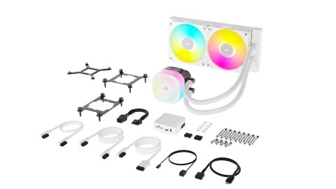 Corsair Corsair iCUE LINK TITAN RX RGB Procesor Chłodnica cieczy all-in-one 12 cm Biały 1 szt.