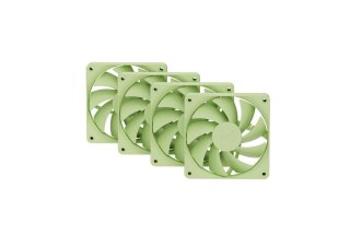 Hyte HYTE FAN- -FA12-MM-4 system chłodzenia komputerów Procesor Wentylator 12 cm Zielony 4 szt.