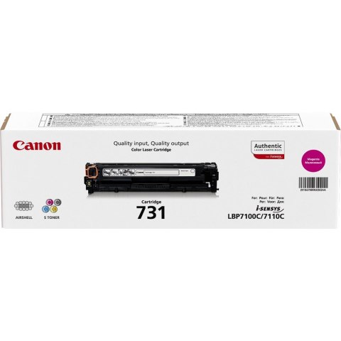 Canon Canon 731 kaseta z tonerem 1 szt. Oryginalny Purpurowy