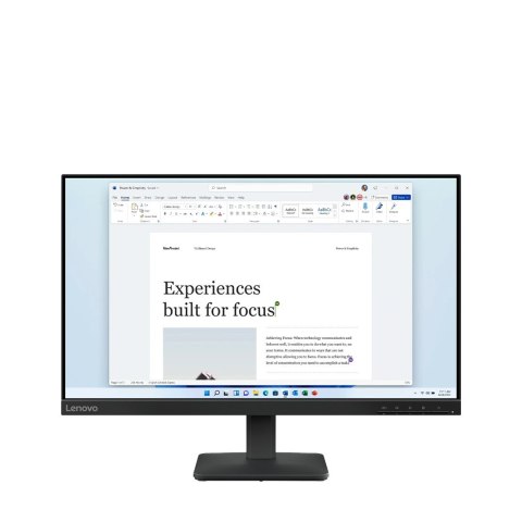 Lenovo Lenovo L24-4e 23.8"FHD IPS 100Hz 250nits AG HDMI, VGA Raven Black