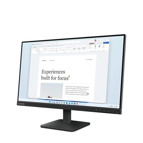 Lenovo Lenovo L24-4e 23.8"FHD IPS 100Hz 250nits AG HDMI, VGA Raven Black