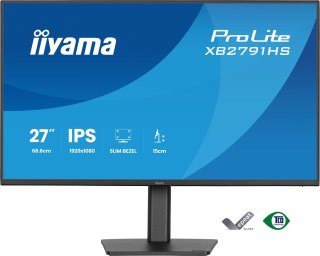 IIYAMA Iiyama ProLite XB2791HS-B1 monitor komputerowy 68,6 cm (27") 1920 x 1080 px Full HD LED Czarny