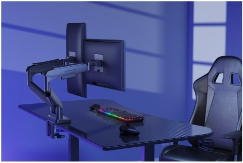 LC-POWER Ramię monitora LC-Power na 2 monitory do 86,36 cm (W) Podwójne