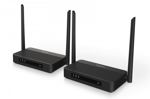Digitus Przedłużacz / Extender HDMI bezprzewodowy z KVM do 100m | UHD 4K@60Hz | Audio | Niskie opóźnienie 16ms (Zestaw)
