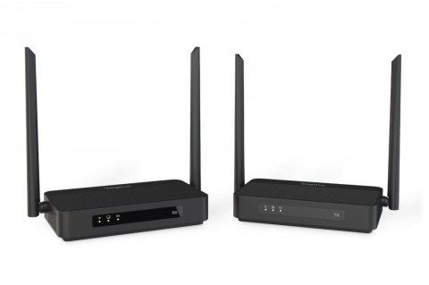Digitus Przedłużacz / Extender HDMI bezprzewodowy z KVM do 100m | UHD 4K@60Hz | Audio | Niskie opóźnienie 16ms (Zestaw)