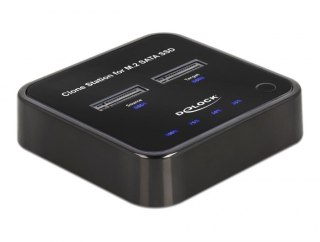 DELOCK DeLOCK Stacja dokująca M.2 dla 2 x M.2 SATA SSD z funkcją klonowania