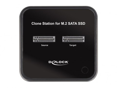 DELOCK DeLOCK Stacja dokująca M.2 dla 2 x M.2 SATA SSD z funkcją klonowania