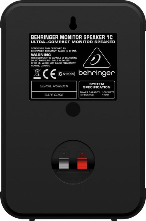 Behringer Behringer 1C-BK głośnik 2-drożny 100W Czarny