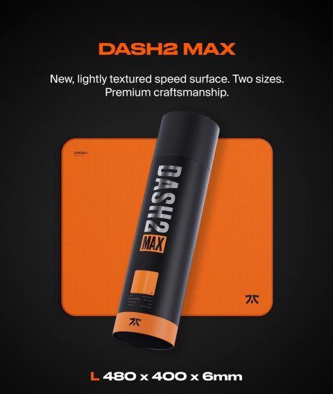 No name Podkładka pod mysz dla graczy Fnatic DASH2 MAX - rozmiar L