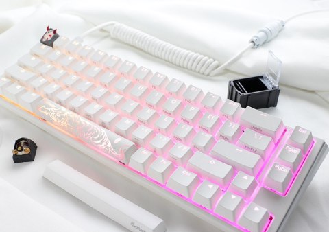 Ducky Ducky One 3 Classic Pure White SF klawiatura Gaming USB Niemiecki Biały