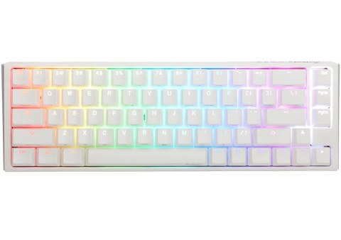 Ducky Ducky One 3 Classic Pure White SF klawiatura Gaming USB Niemiecki Biały