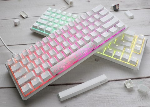 Ducky Ducky One 3 Mini Pure White klawiatura Gaming USB Niemiecki Biały