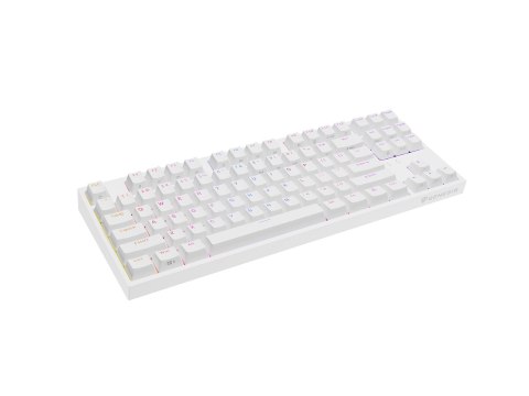 GENESIS GENESIS Thor 404 TKL klawiatura Gaming USB QWERTY Amerykański międzynarodowy Biały