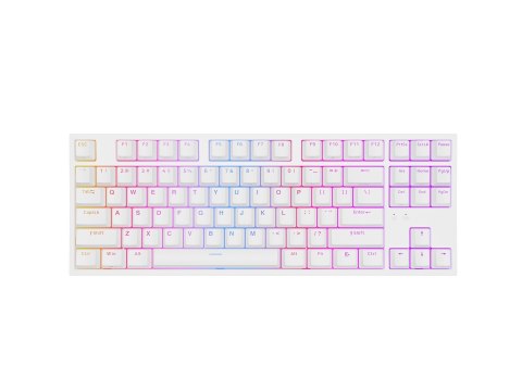 GENESIS GENESIS Thor 404 TKL klawiatura Gaming USB QWERTY Amerykański międzynarodowy Biały