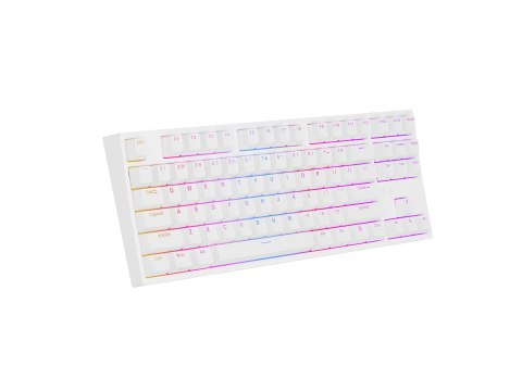GENESIS GENESIS Thor 404 TKL klawiatura Gaming USB QWERTY Amerykański międzynarodowy Biały
