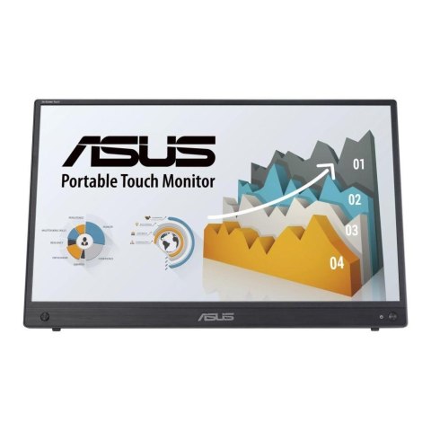 ASUS ASUS ZenScreen MB16AMTR monitor komputerowy 39,6 cm (15.6") 1920 x 1080 px Full HD LCD Ekran dotykowy Czarny