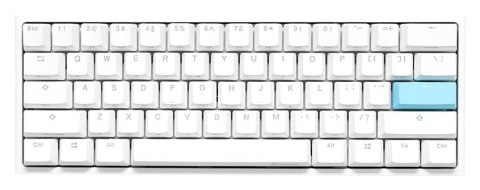 Ducky Ducky DKON2061ST klawiatura Gaming USB QWERTY Amerykański międzynarodowy Biały