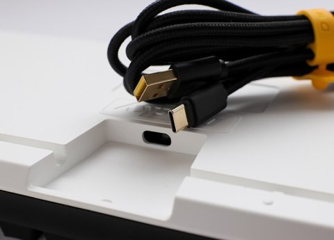 Ducky Ducky One 3 Classic TKL klawiatura Gaming USB Niemiecki Czarny, Biały