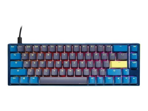 Ducky Ducky One 3 SF DayBreak klawiatura Gaming USB Niemiecki Czarny, Niebieski
