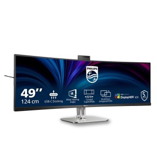 Philips Philips 5000 series 49B2U5900CH/00 monitor komputerowy 124 cm (48.8") 5120 x 1440 px Dual QHD LCD Czarny