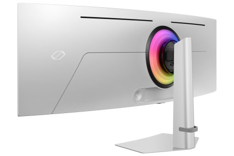 Samsung Samsung G93SC monitor komputerowy 124,5 cm (49") 5120 x 1440 px Dual QHD OLED Srebrny