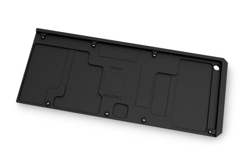 EK Water Blocks EK Quantum Vector RX 6700XT Backplate Karta graficzna Tylna rejestracja Czarny 1 szt.