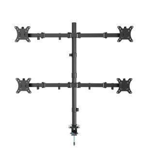 GEMBIRD GEMBIRD BIURKOWE RAMIĘ/UCHWYT DLA CZTERECH MONITORÓW (REGULOWANE), 13"- 32"
