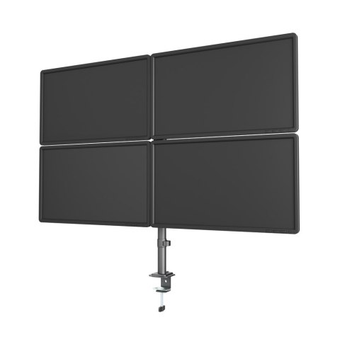 GEMBIRD GEMBIRD BIURKOWE RAMIĘ/UCHWYT DLA CZTERECH MONITORÓW (REGULOWANE), 13"- 32"