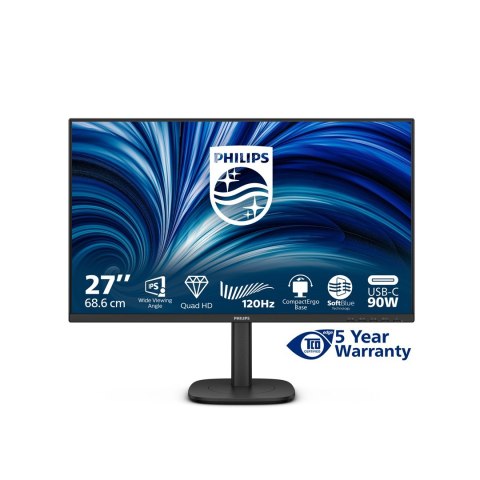 Philips Monitor Philips 68,5 cm (27,0 cala) 27B2U3601 16:09 HDMI+DP+USB-C IPS