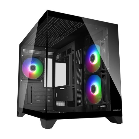COUGAR COUGAR CGR-2QA6B-RGB Mini Tower Czarny