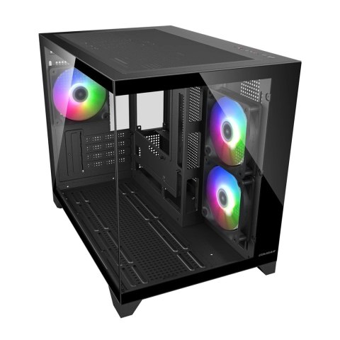 COUGAR COUGAR CGR-2QA6B-RGB Mini Tower Czarny
