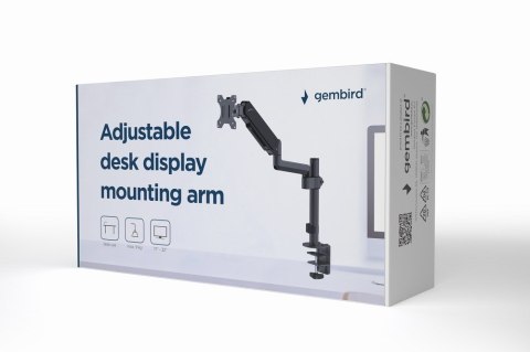 GEMBIRD GEMBIRD BIURKOWE REGULOWANE RAMIĘ/UCHWYT NA MONITOR 17-32, VESA 100X100MM, DO 9 KG