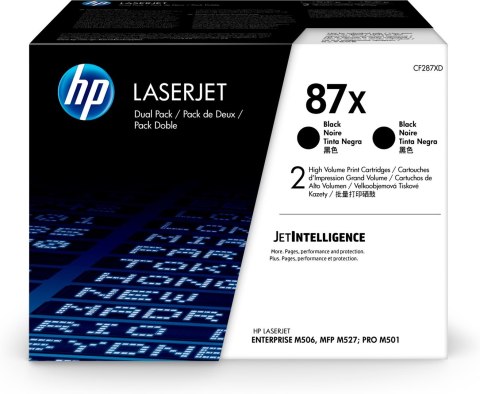 Hewlett-Packard HP 87X 2x Schwarz LaserJet Tonerpatrone