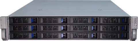 Inter-Tech Inter-Tech IPC 2U-2412 Rack Czarny, Srebrny