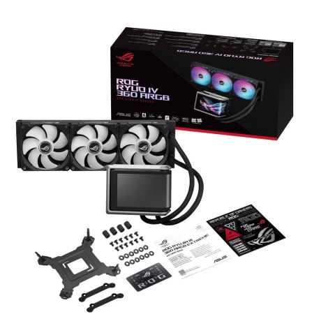 ASUS Asus ROG RYUO IV 360 ARGB - chłodzenie wodne all-in-one, 12 cm (czarne)