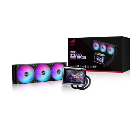 ASUS Asus ROG RYUO IV 360 ARGB - chłodzenie wodne all-in-one, 12 cm (czarne)