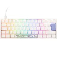 Ducky Ducky One 2 Pro Mini White Edition Gaming Tastatur, RGB LED - Cherry Silent Red