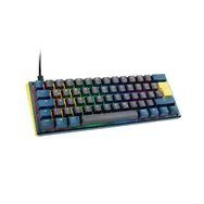 Ducky Ducky One 3 Daybreak Mini klawiatura Gaming USB Niemiecki Czarny, Niebieski, Zielony