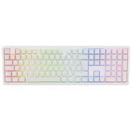 Ducky Ducky Zero 6108 Pure White Wireless Gaming Tastatur - MX2A Speed-Silver (US)