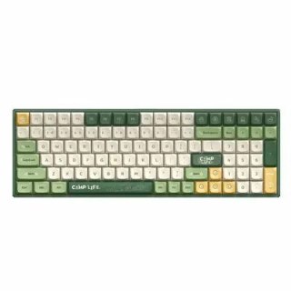 No name IQUNIX F97 Camping Bezprzewodowa klawiatura do gier, RGB - MX-Brown-Switches (USA)