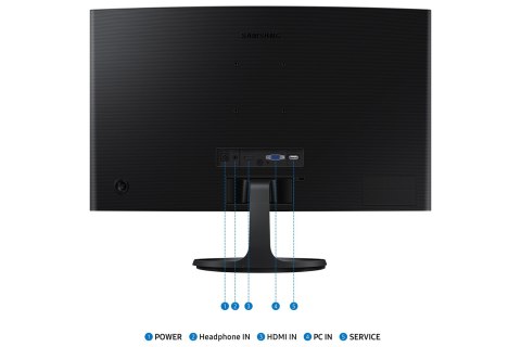 Samsung MONITOR SAMSUNG LED 24" LS24D364GAUXEN 100Hz