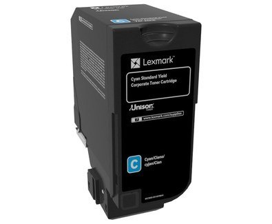 Lexmark Lexmark 74C2SCE kaseta z tonerem 1 szt. Oryginalny Cyjan