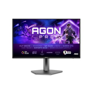 AOC Wyświetlacz OLED AOC AG326UD 32" 165Hz, 3840x2160, 250cd/m2, 2 HDMI