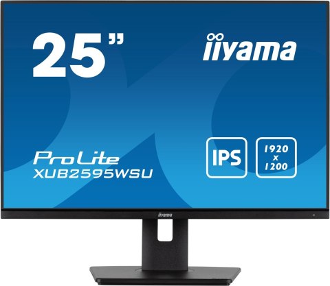 IIYAMA Iiyama ProLite XUB2595WSU-B5 monitor komputerowy 63,5 cm (25") 1920 x 1200 px WUXGA LED Czarny