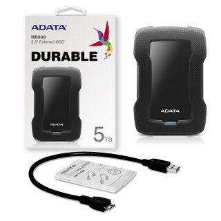 Adata Durable Lite HD330 5TB 2.5'' USB3.1 Czarny